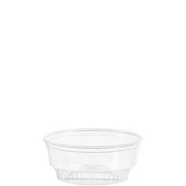 Solo® SoloServe® Dessert Container Base 3.5 OZ PET Clear Round 50 Count/Pack 20 Packs/Case 1000 Count/Case