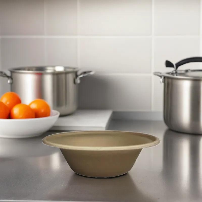 Bowl 11.5 OZ Bamboo Plant Fiber Natural Round 1000/Case