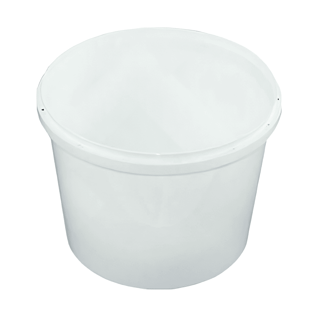 Deli Container Base 64 OZ PP White Round 297/Case