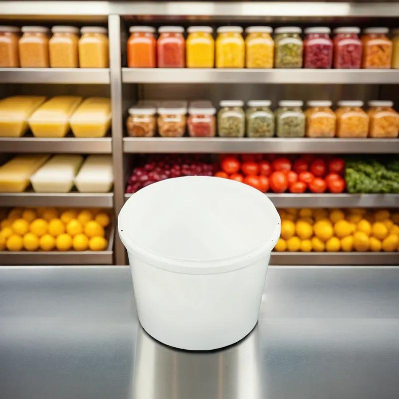 Deli Container Base 64 OZ PP White Round 297/Case