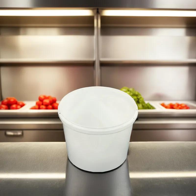 Deli Container Base 64 OZ PP White Round 297/Case