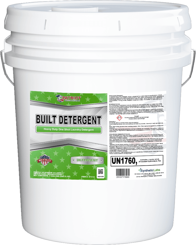 Patriot® Built Laundry Detergent 5 GAL 1/Each