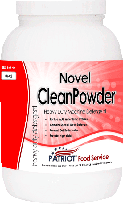 Patriot Novel CleanPowder Dishmachine Detergent 8 LB 4/Case