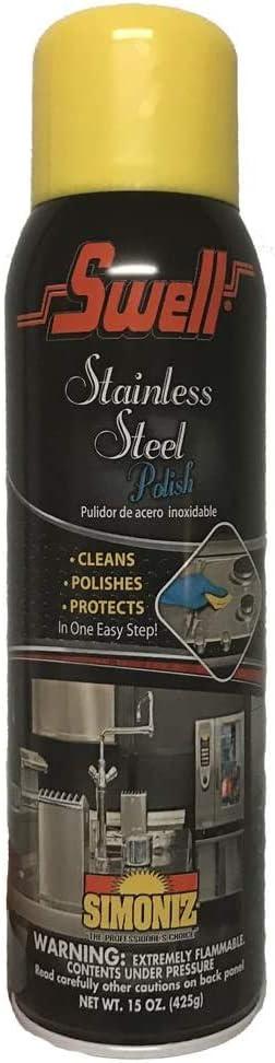 Swell Stainless Steel Cleaner 15 OZ Oil-Based 12/Case