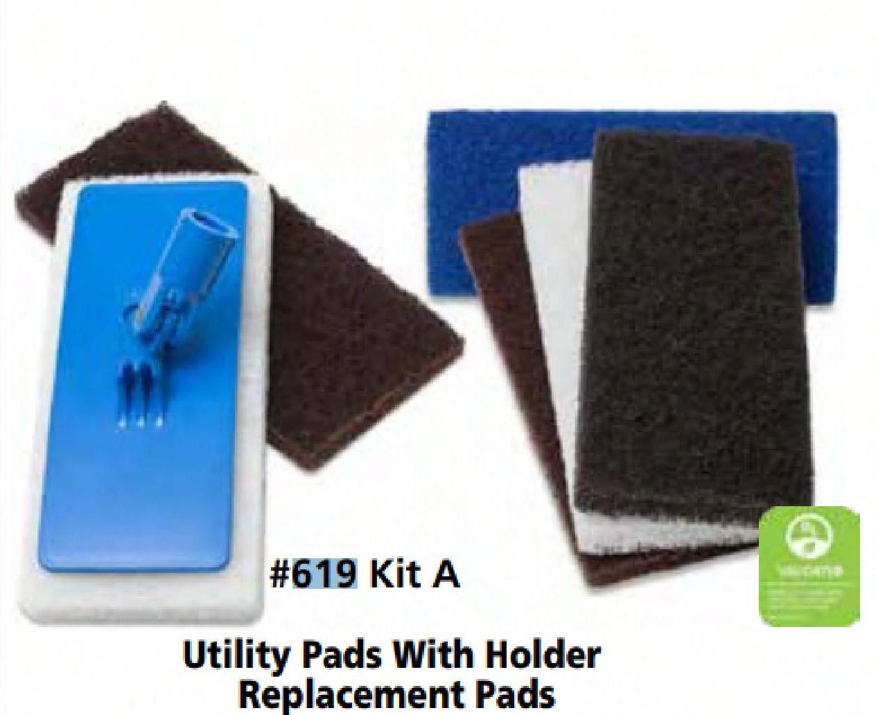 #64 Utility Pad Kit Scrub Aid With Pads 4/Case