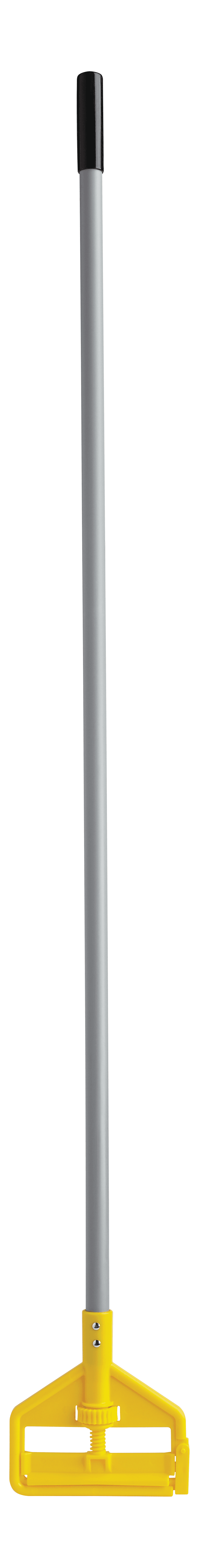 Invader® Wet Mop Handle 60 IN Yellow Gray Aluminum Vinyl Side Gate 1/Each