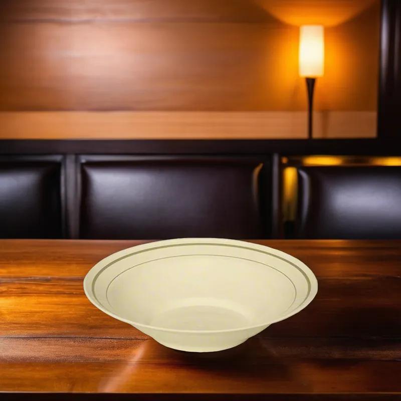 WNA Masterpiece Bowl 10 OZ Plastic Ivory Gold 150/Case