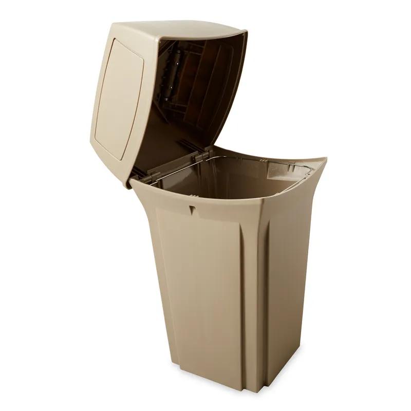 Ranger® Landfill 1-Stream Trash Can 21.25X21.25X41 IN 35 GAL Beige Resin Classic 1/Each