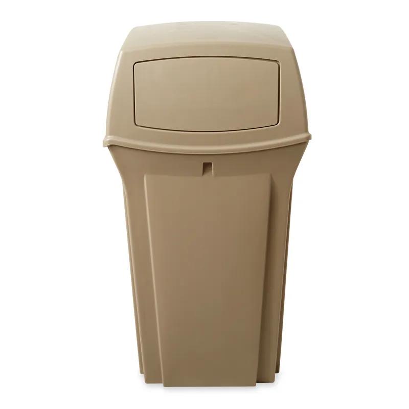 Ranger® Landfill 1-Stream Trash Can 21.25X21.25X41 IN 35 GAL Beige Resin Classic 1/Each