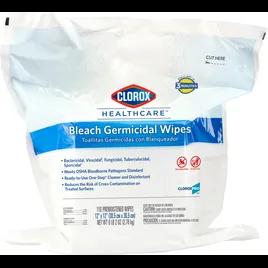 Clorox Healthcare® Bleach Germicidal Unscented One-Step Disinfectant Multi Surface Wipe 110 Count/Pack 2 Packs/Case