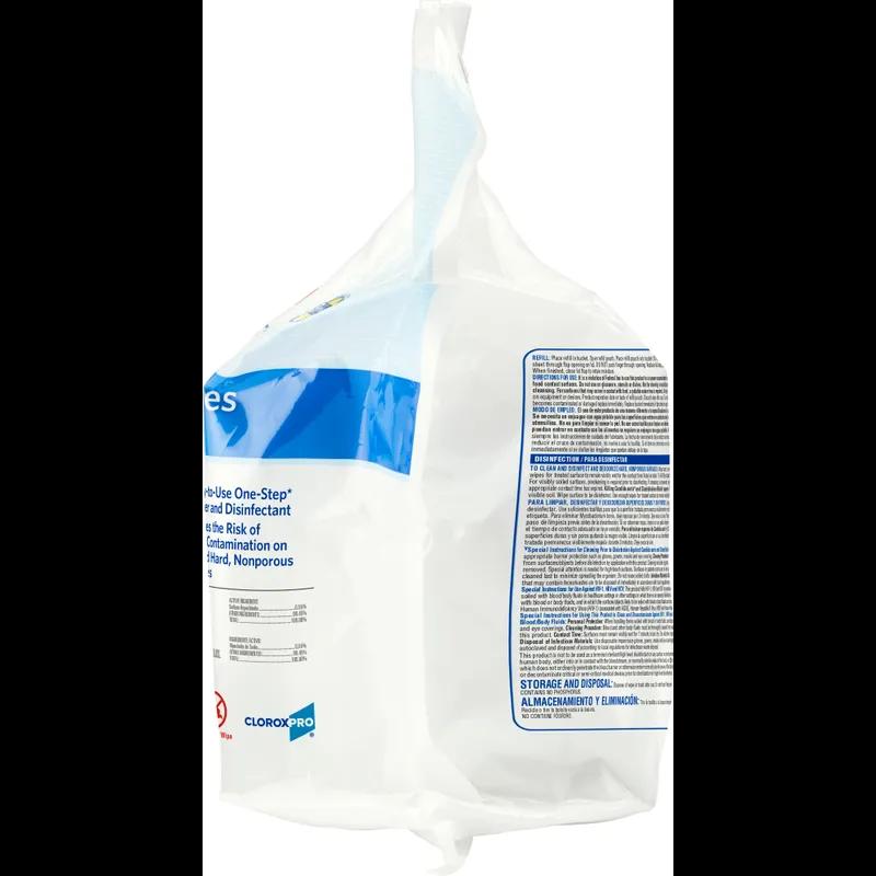 Clorox Healthcare® Bleach Germicidal Unscented One-Step Disinfectant Multi Surface Wipe 110 Count/Pack 2 Packs/Case