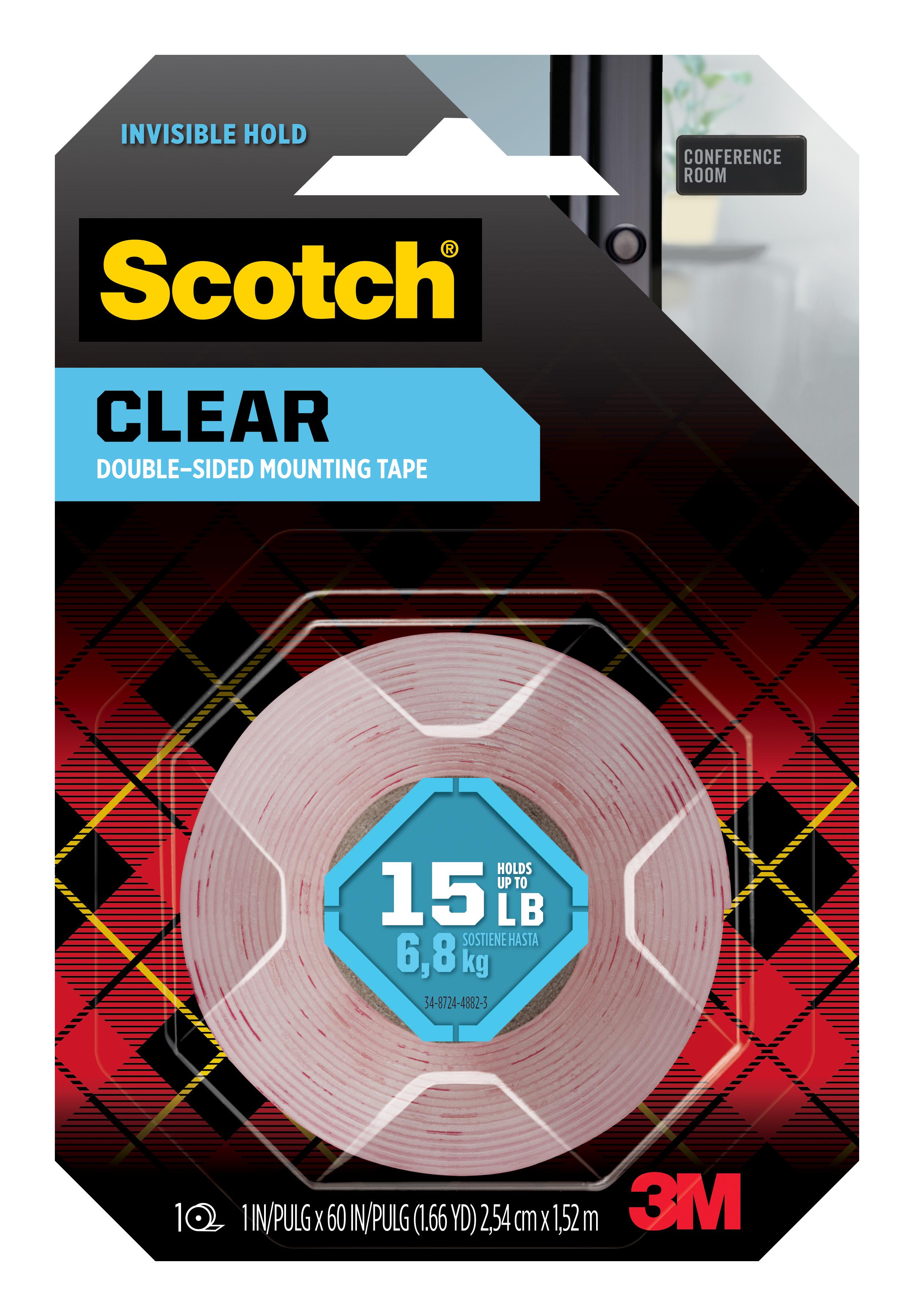 Scotch® 410S Double Sided Tape 28MM X1.53M Translucent 24/Roll