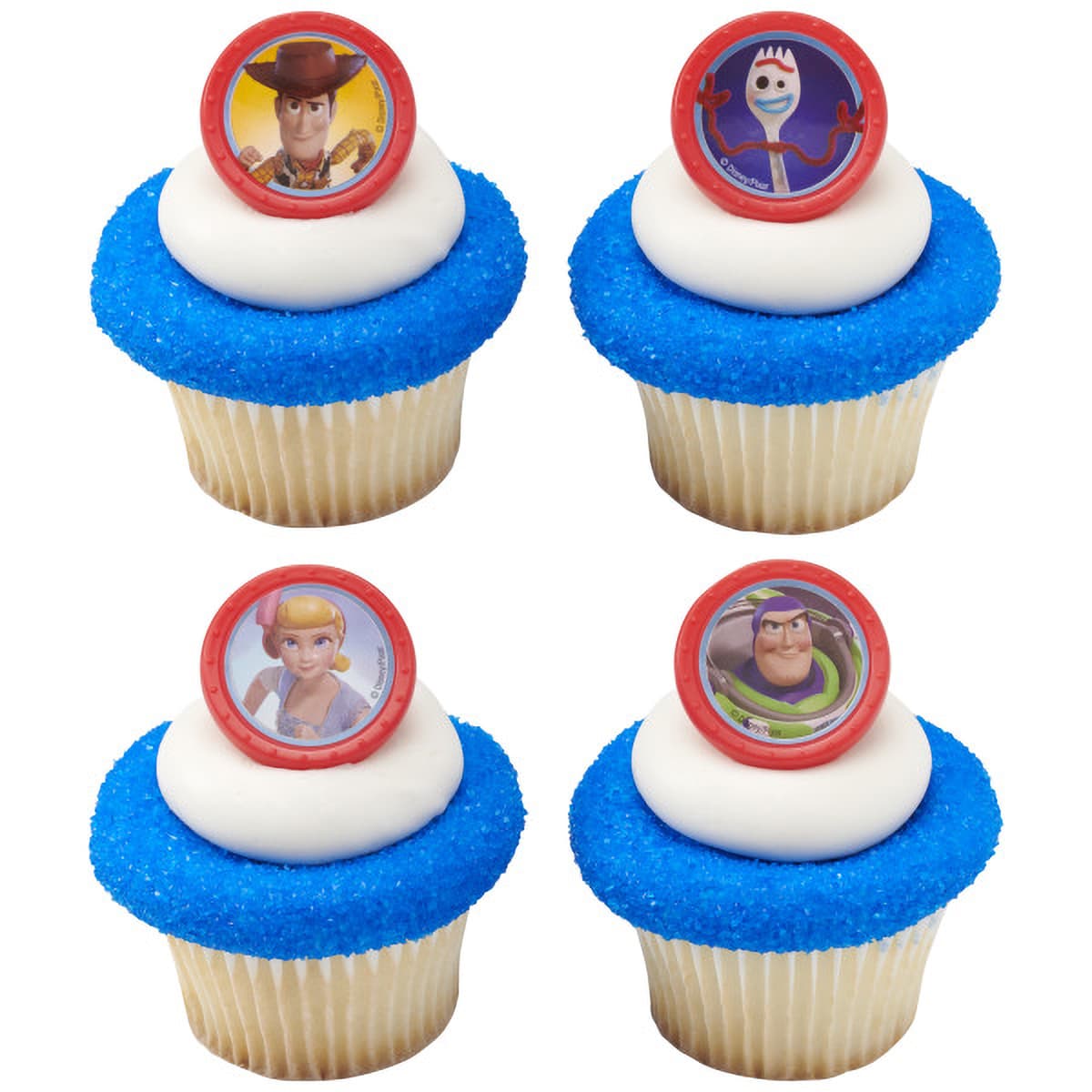 Disney and Pixar's Toy Story Cake & Cupcake Topper Ring 4 Rings 144/Each