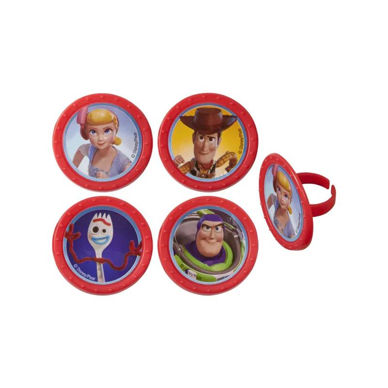 Disney and Pixar's Toy Story Cake & Cupcake Topper Ring 4 Rings 144/Each