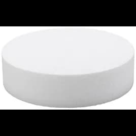 Dummy Cake 8X2 IN Foam White Round 1/Each