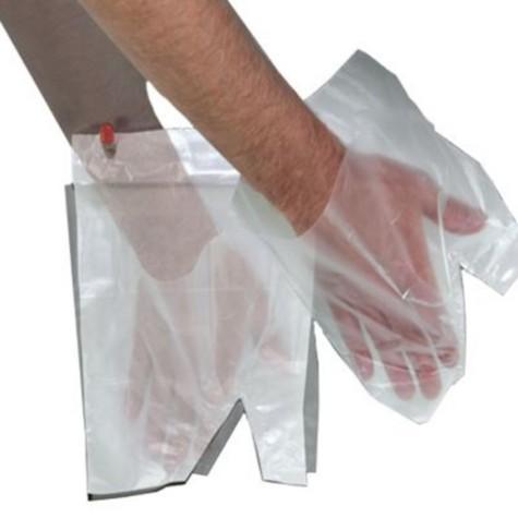 Pak-Sher® Sher-Mitt® Kitchen Prep Mitt 8X8 IN Clear Disposable 2000/Case