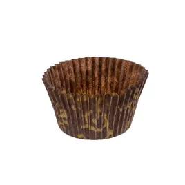 Baking Cup 2.25X1.875 IN Brown Scroll 10000/Case