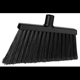 Vikan® Broom Head 11.4X1.6X8.7 IN Black PP Stainless Steel Polyester PET Angled Split Bristle 1/Each