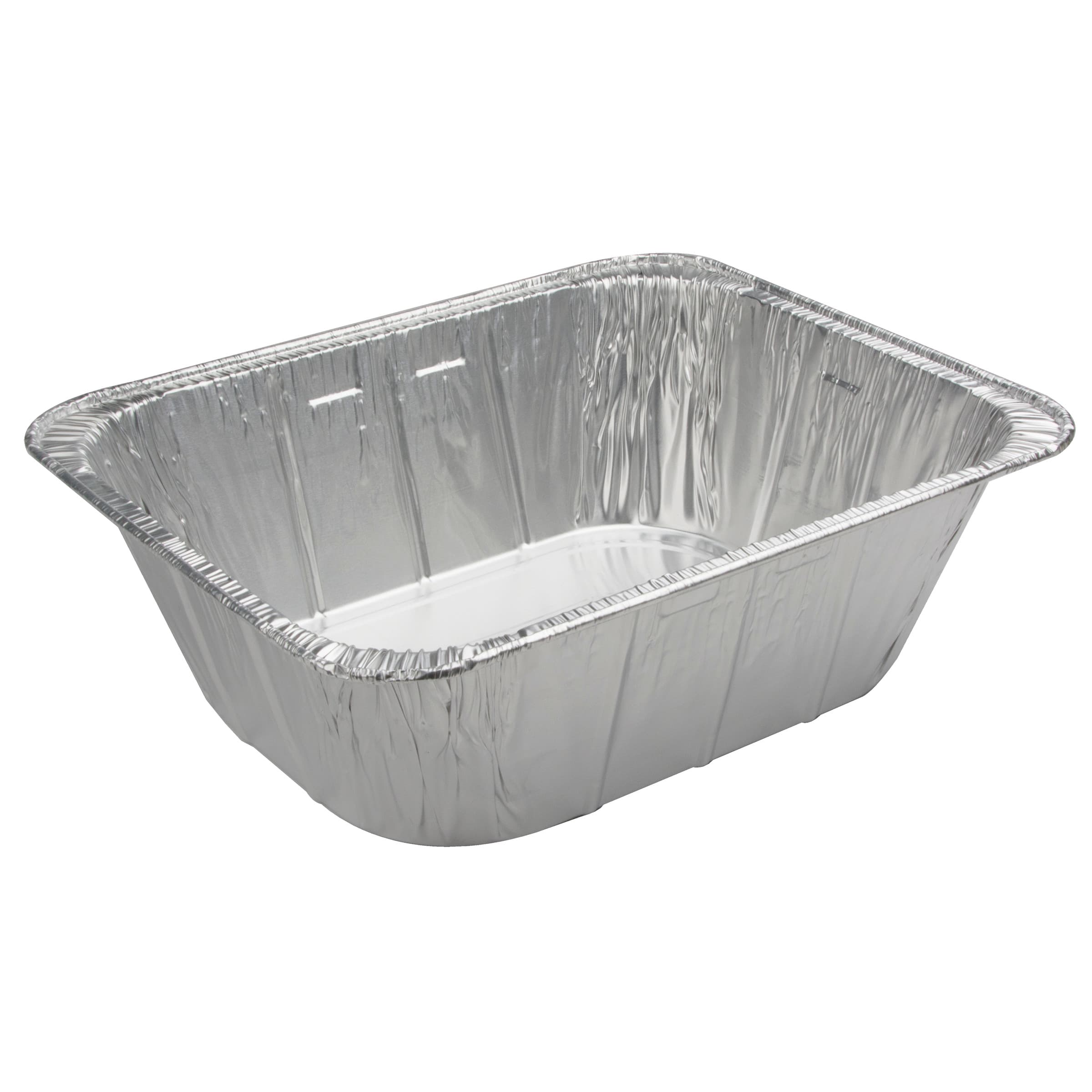 Steam Table Pan 1/2 Size 187 OZ 11.8X9.4X4.2 IN Aluminum Silver Extra Deep 100/Case
