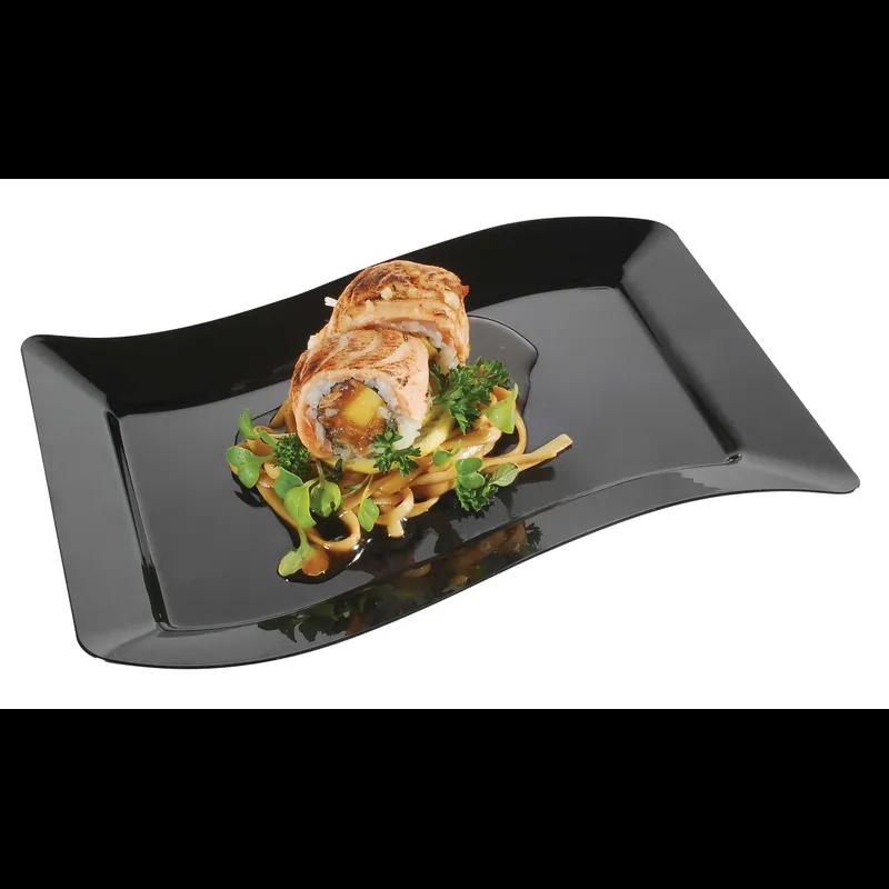 Plate 6.5X10 IN PS White Rectangle 120/Case