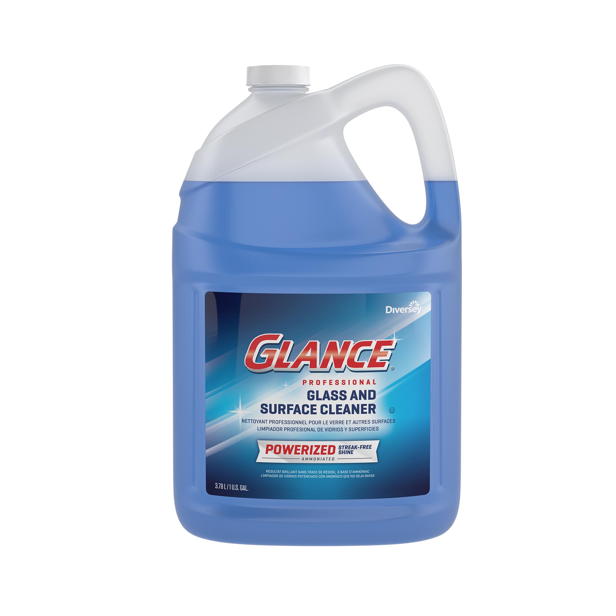 Glance® Powerized® Glass Cleaner Surface Cleaner 1 GAL Multi Surface Liquid RTU Kosher 2/Case