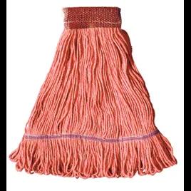 MaxiClean® Mop Head Large (LG) 17.5X6X1 IN Orange Cotton Synthetic Blend 4PLY Loop End 5 IN Headband 1/Each
