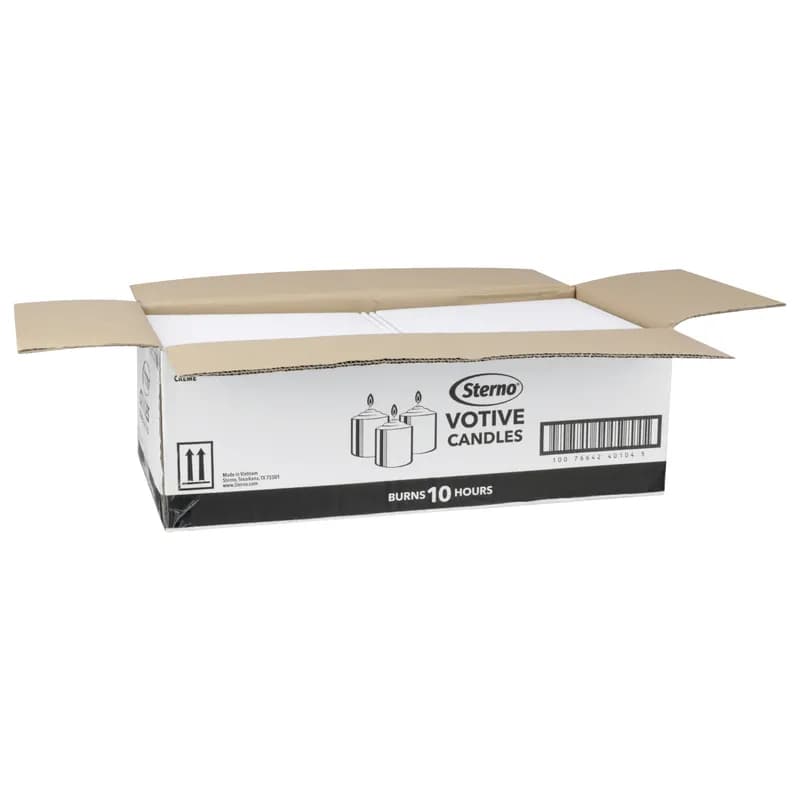 Votive Candle 10-HR Wax Cream 288/Case