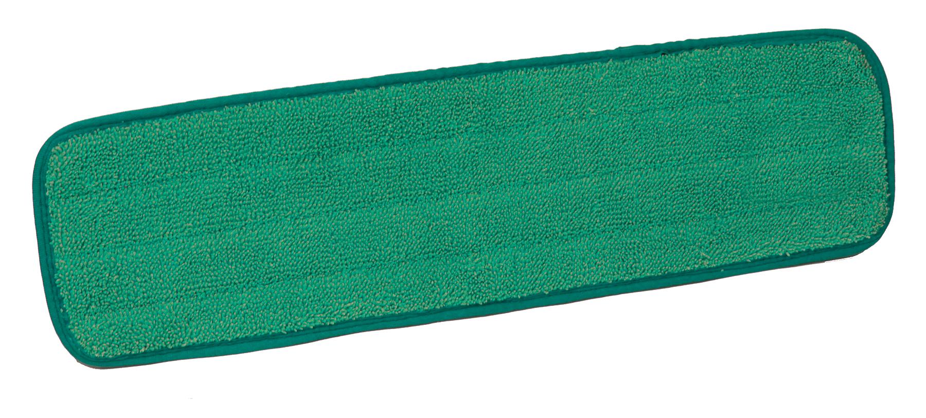 MaxiPlus® Wet Mop Pad 18X5 IN Green Microfiber Pocket 1/Each