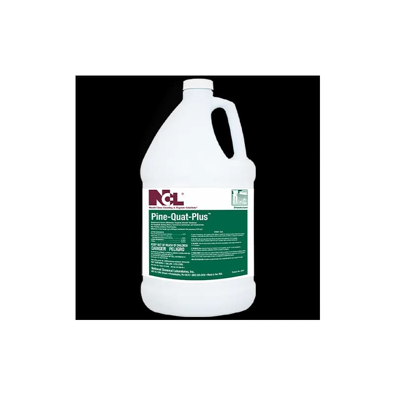 Pine-Quat-Plus Pine One-Step Disinfectant 6X6X12 IN 1 GAL Multi Srfc Cncntrt Quat Mildewstat Fungicidal Virucidal 4/Case