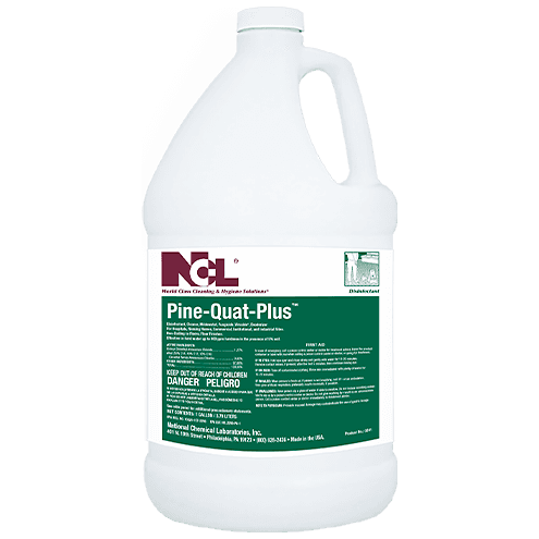 Pine-Quat-Plus Pine One-Step Disinfectant 6X6X12 IN 1 GAL Multi Srfc Cncntrt Quat Mildewstat Fungicidal Virucidal 4/Case