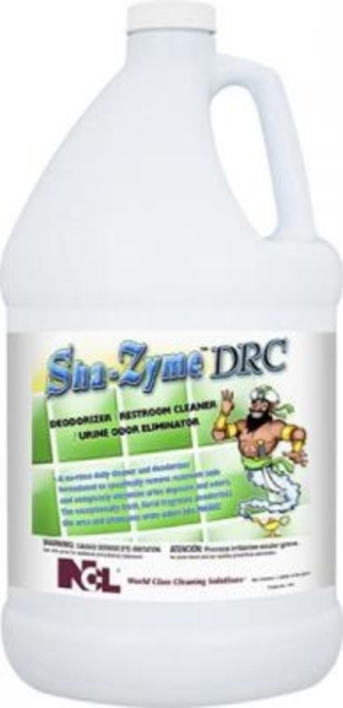 SHA-ZYME Floral Restroom Cleaner Deodorizer 1 GAL Multi Surface Daily Neutral Concentrate 4/Case