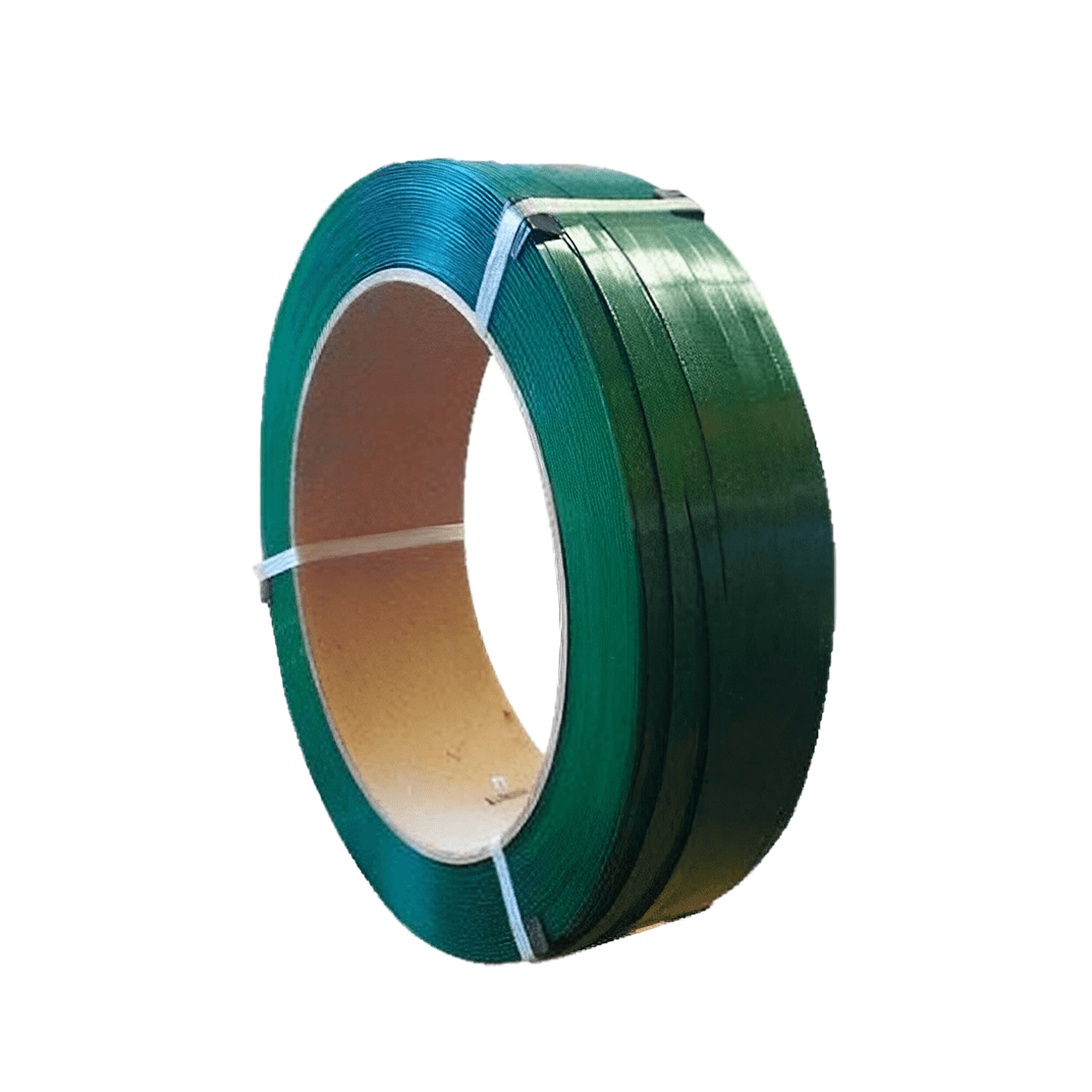 Strapping 8200 FT Green Polyester 1/2X.028 725# 8200'/Coil Green Emb 16X6 1/Pack