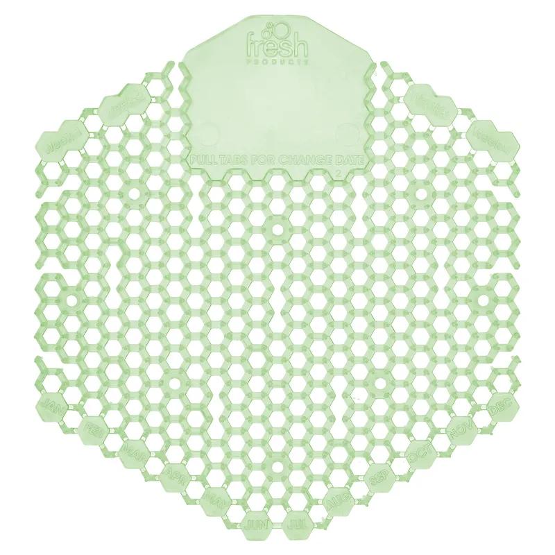 Wave 3D Urinal Screen Herbal Mint Green EVA 7X6.5X0.66 IN 10 Count/Pack 6 Packs/Case 60 Count/Case