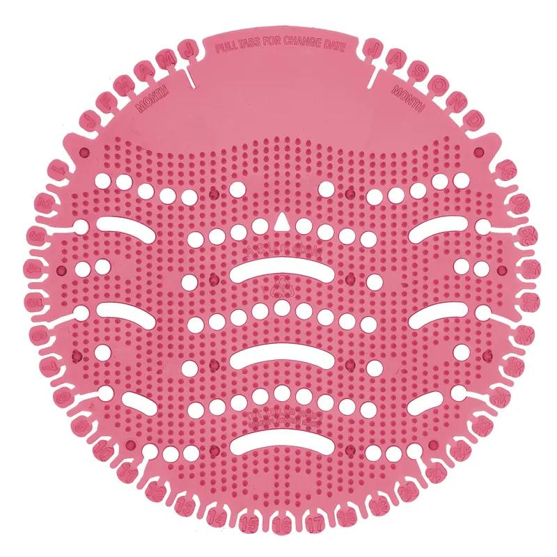 Wave 1.5 Urinal Screen Spiced Apple Red EVA Deodorizer 10 Count/Pack 6 Packs/Case 60 Count/Case