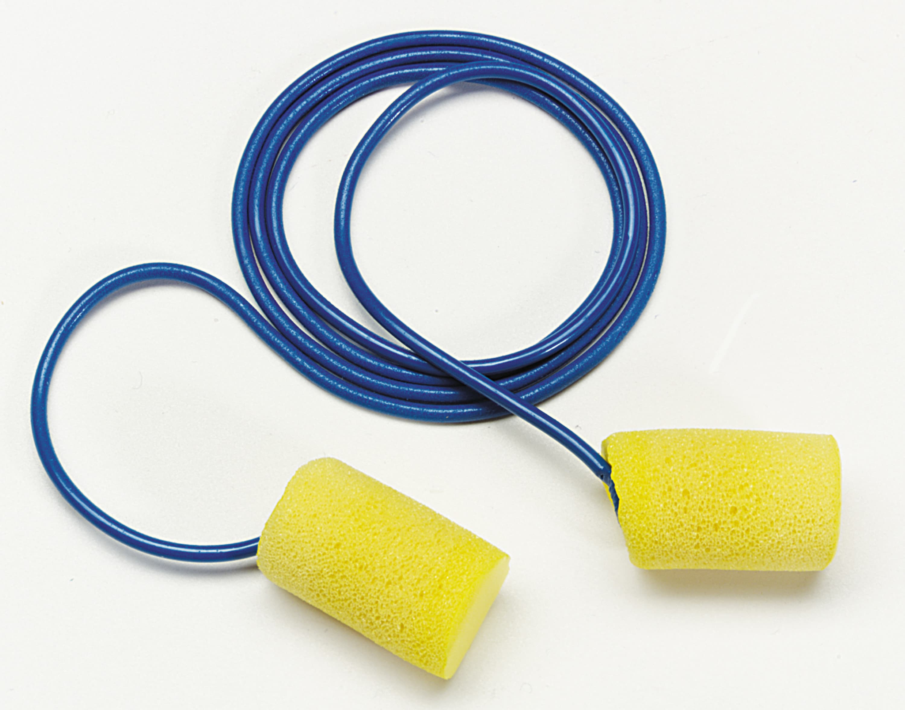 3M™ Classic 311-1101 Ear Plugs Yellow Blue Cylinder Foam Vinyl Corded 2000/Case