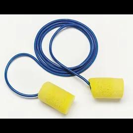 3M Classic 311-1101 Ear Plugs Yellow Blue Cylinder Foam Vinyl Corded 2000/Case