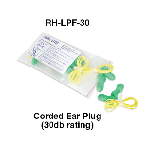 Ear Plugs Green Corded 100 Count/Box 10 Box/Case