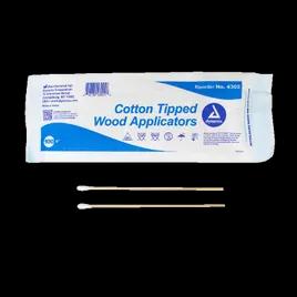 Cotton Swab 6 IN Birch Wood Cotton Applicator 100 Count/Box 10 Box/Case 1000 Count/Case