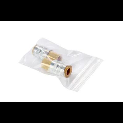 Bag 4X6 IN Plastic 4MIL Clear With Zip Seal Closure 1000/Case
