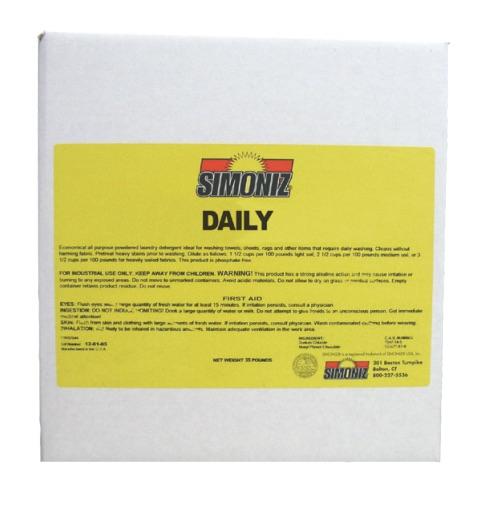 Daily Lemon Laundry Detergent 50 LB Powder Non-Phosphate 1/Case