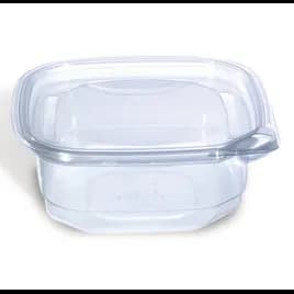 Deli Container Base 8 OZ PET Clear Square 400/Case