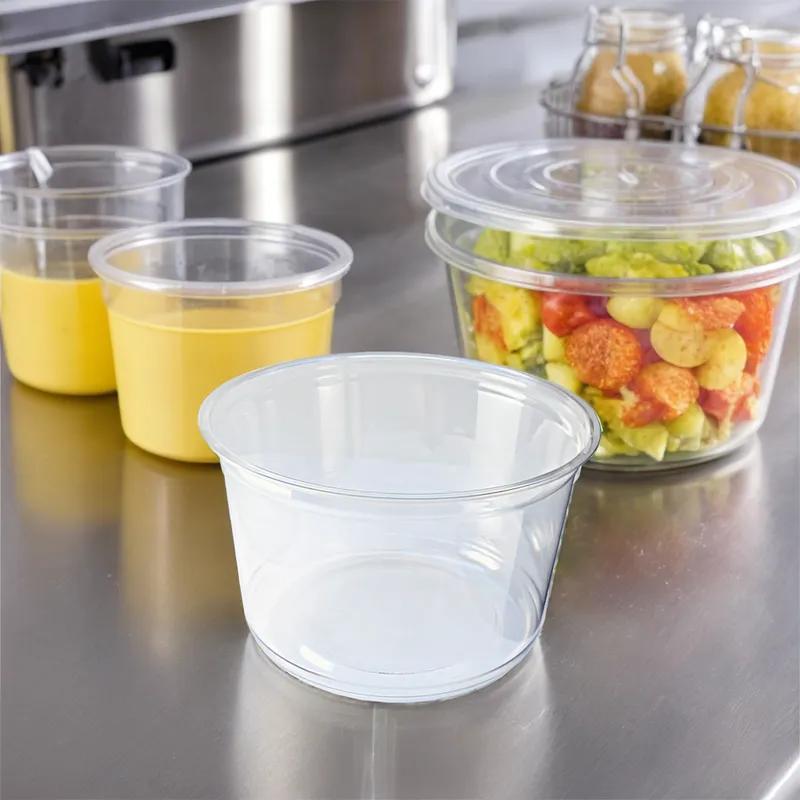 Deli Container Base 16 OZ PP Clear 500/Case