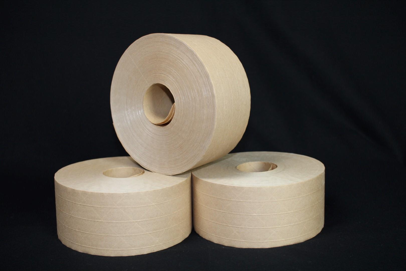 Gum Tape 70MM X500FT Natural Reinforced 6/Case