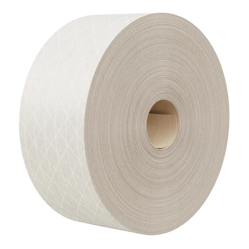 Central® Water-Activated Tape 3IN X450FT White Kraft Paper 7.5MIL 10 Rolls/Case 60 Cases/Pallet