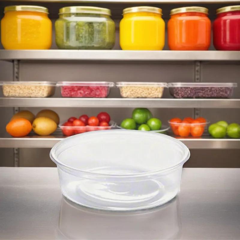 Deli Container Base 8 OZ PP Clear 500/Case