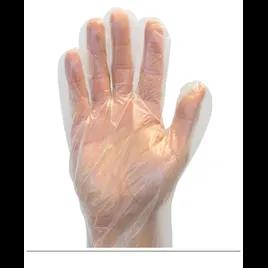 Gloves Medium (MED) Clear PE Powder-Free 1000 Count/Box 10 Box/Case