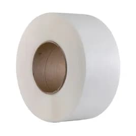Machine Strapping 0.375IN X12900FT White PP 300# Heat Sealable 1/Pack