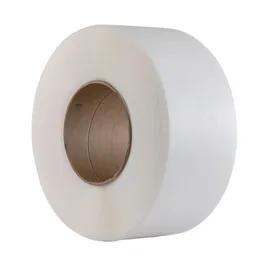 Machine Strapping 0.375IN X12900FT White PP 300# Heat Sealable 1/Pack
