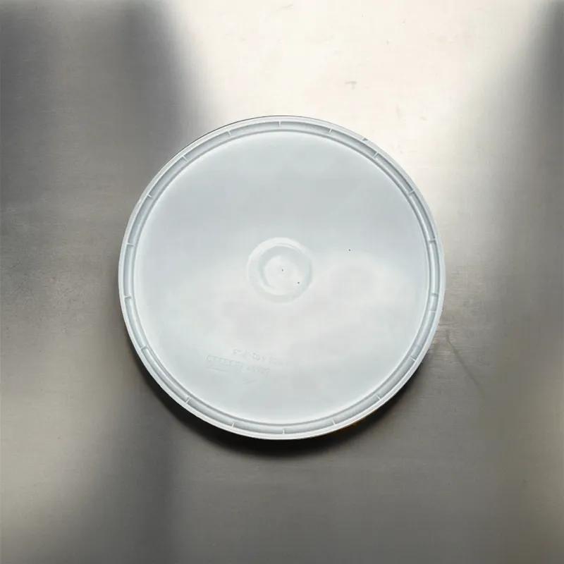 Lid Flat PP White Round For Container 100/Case