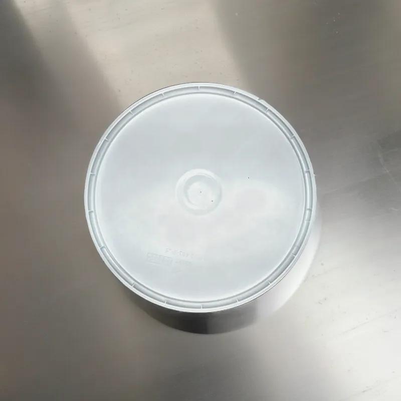 Lid Flat PP White Round For Container 100/Case